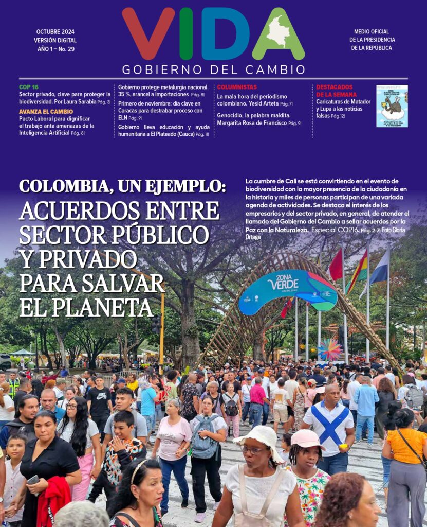 Periódico VIDA N° 29: Retrato de una Colombia líder