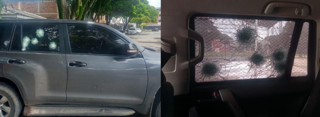 Líder social del Valle sale ileso de un atentado. Línea Vida 103 coordina acompañamiento de la Policía de Cali