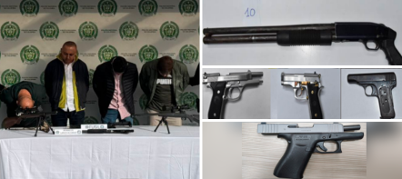 Exoficial de la Policía tenía caleta en su casa con armas y municiones que eran comercializadas ilegalmente